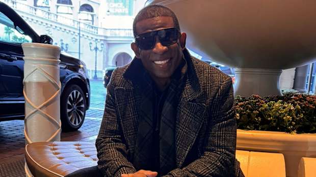 Deion Sanders in Las Vegas for Super Bowl